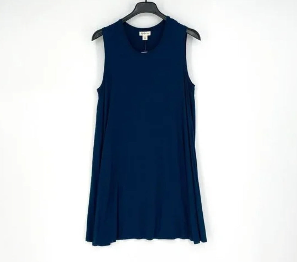 STYLE & COMPANY Womens Navy Knee Length Shift Dress Size 2X 2X Dresses by Brands Overstock | Brands Overstock