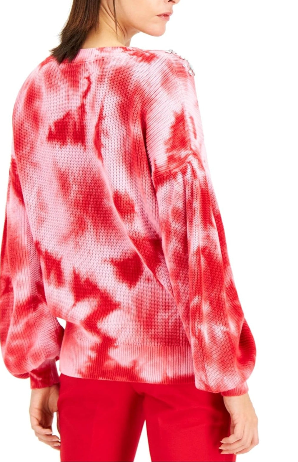 ADRIANNA PAPELL Womens Tie-Dye with Rhinestones Pullover Sweater 12 12 Dresses by Prom girl | Brands Overstock