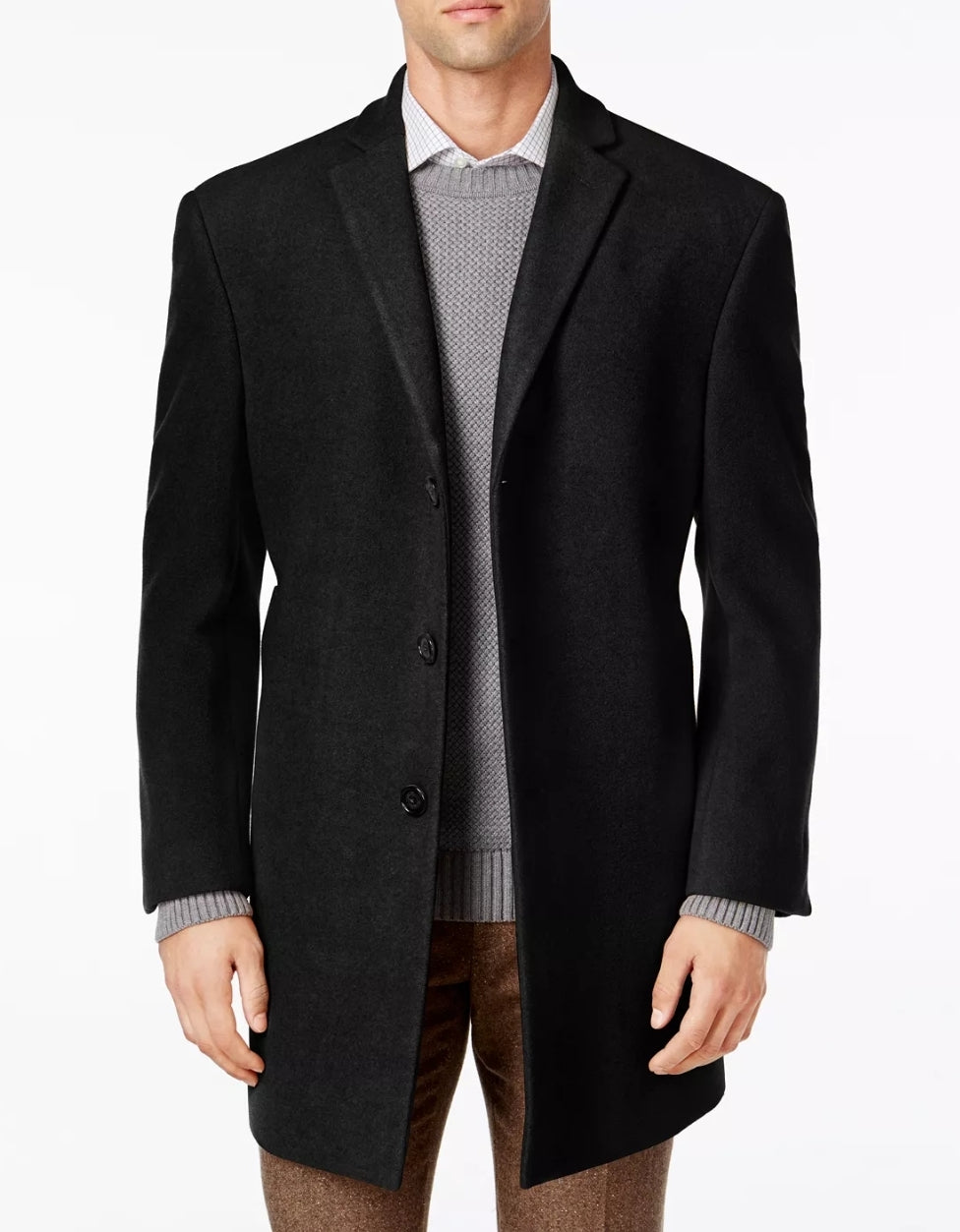 CALVIN KLEIN
Men's Prosper Wool-Blend Slim Fit Overcoat 52L 52L Dresses by Brands Overstock | Brands Overstock