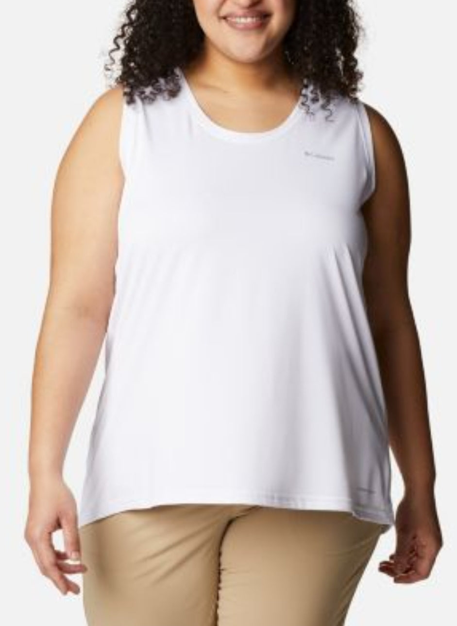 Columbia Women S Hike Tank Top White Size 1X 1X Dresses by Brands Overstock | Brands Overstock
