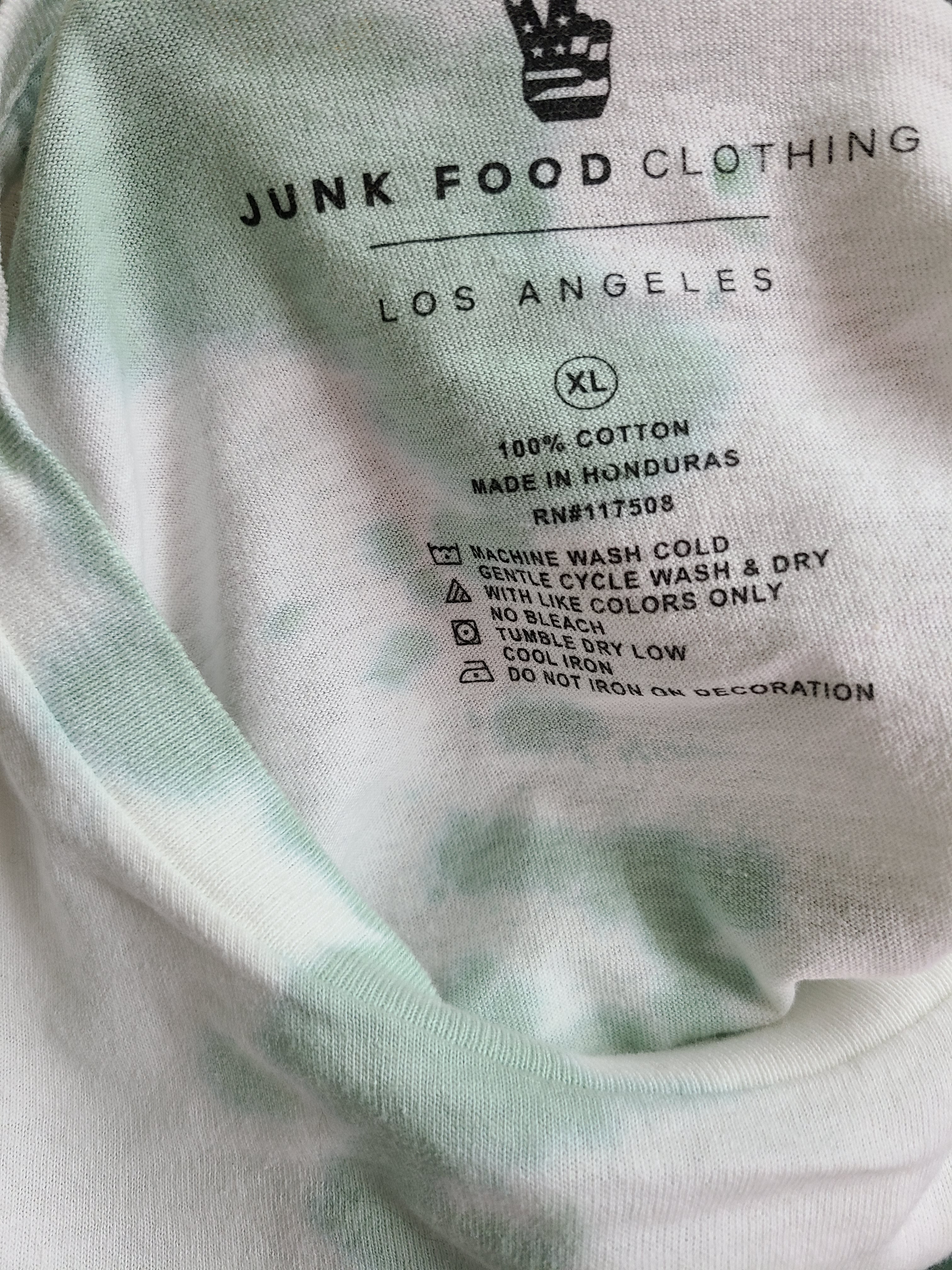 Junk Food Junior's Tie Dyed Astrology Graphic T-Shirt Blue Size X-Large XL Dresses by Brands Overstock | Brands Overstock